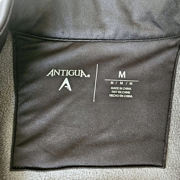 Antigua NHL Dallas Stars black links vest size M full zip golf mens NWT - Picture 10 of 13